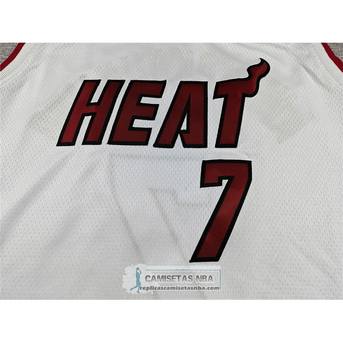 Camiseta Miami Heat Giannis Antetokounmpo NO 7 Association Blanco